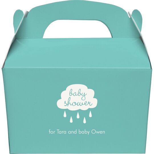 Baby Shower Cloud Gable Favor Boxes